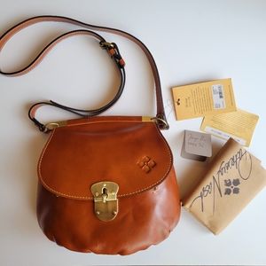 Patricia Nash Tan Leather Veneto Crossbody NWT